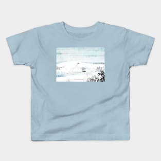 Winter birds Kids T-Shirt